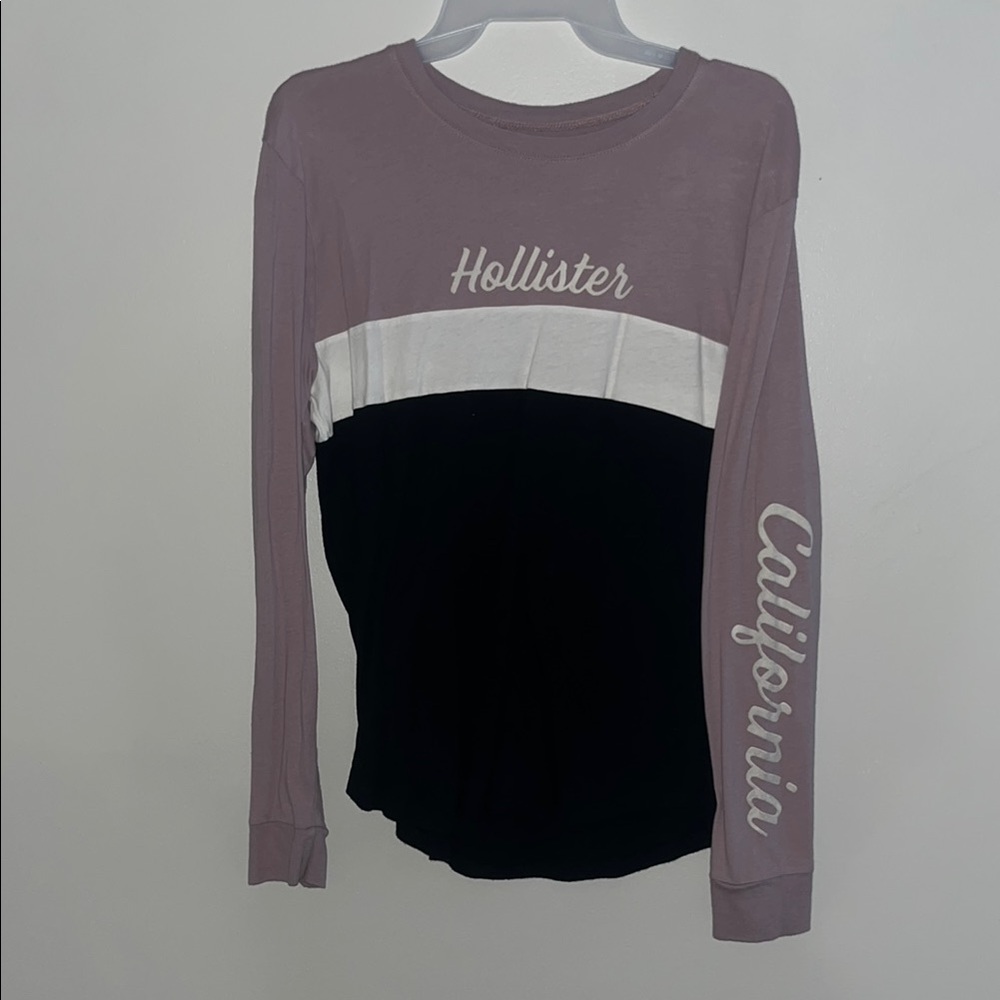 Hollister Black and Pink long sleeve
